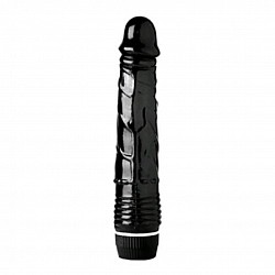 DILDO VIBRADOR NEGRO VELOCIDAD REGULABLE